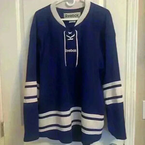 Blue Reebok  Hockey Jersey